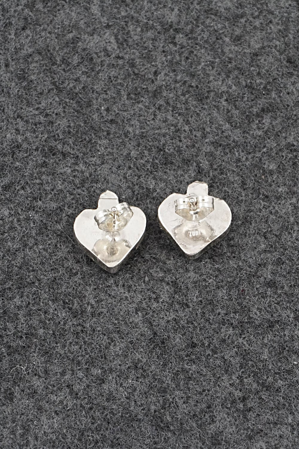 Opalite Inlay & Sterling Silver Earrings - Ola Eriacho