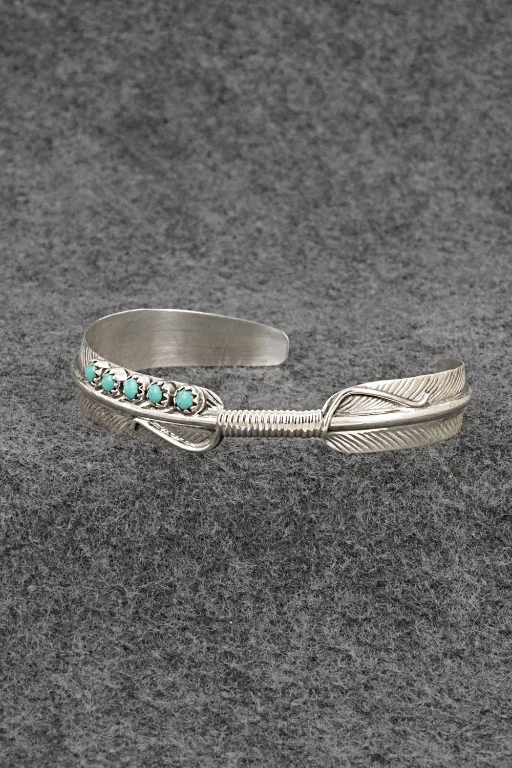 Turquoise and Sterling Silver Bracelet - Aaron Davis