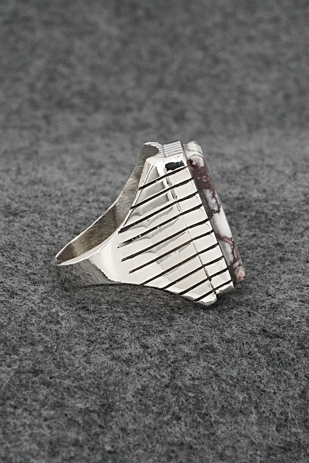 Wild Horse & Sterling Silver Ring - Trevor Jack - Size 11.5