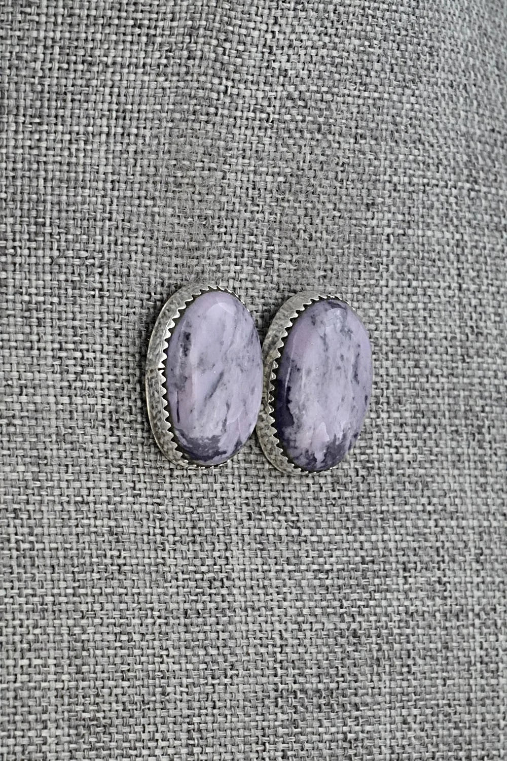 Morado & Sterling Silver Earrings - Murray Hannaweeka