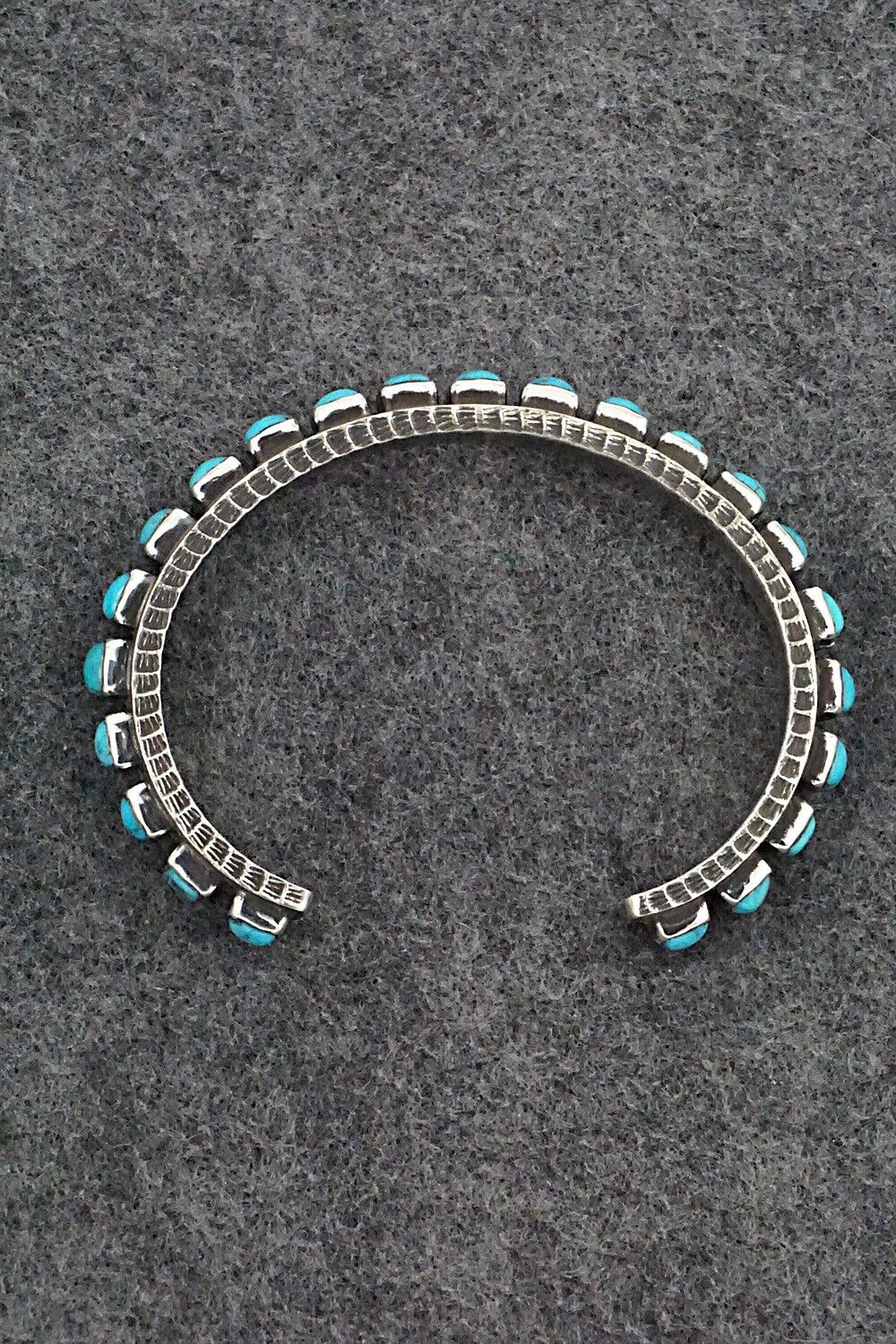 Turquoise & Sterling Silver Bracelet - Ernest Rangel