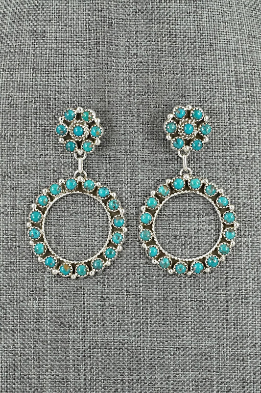 Turquoise & Sterling Silver Earrings - Aaron Davis