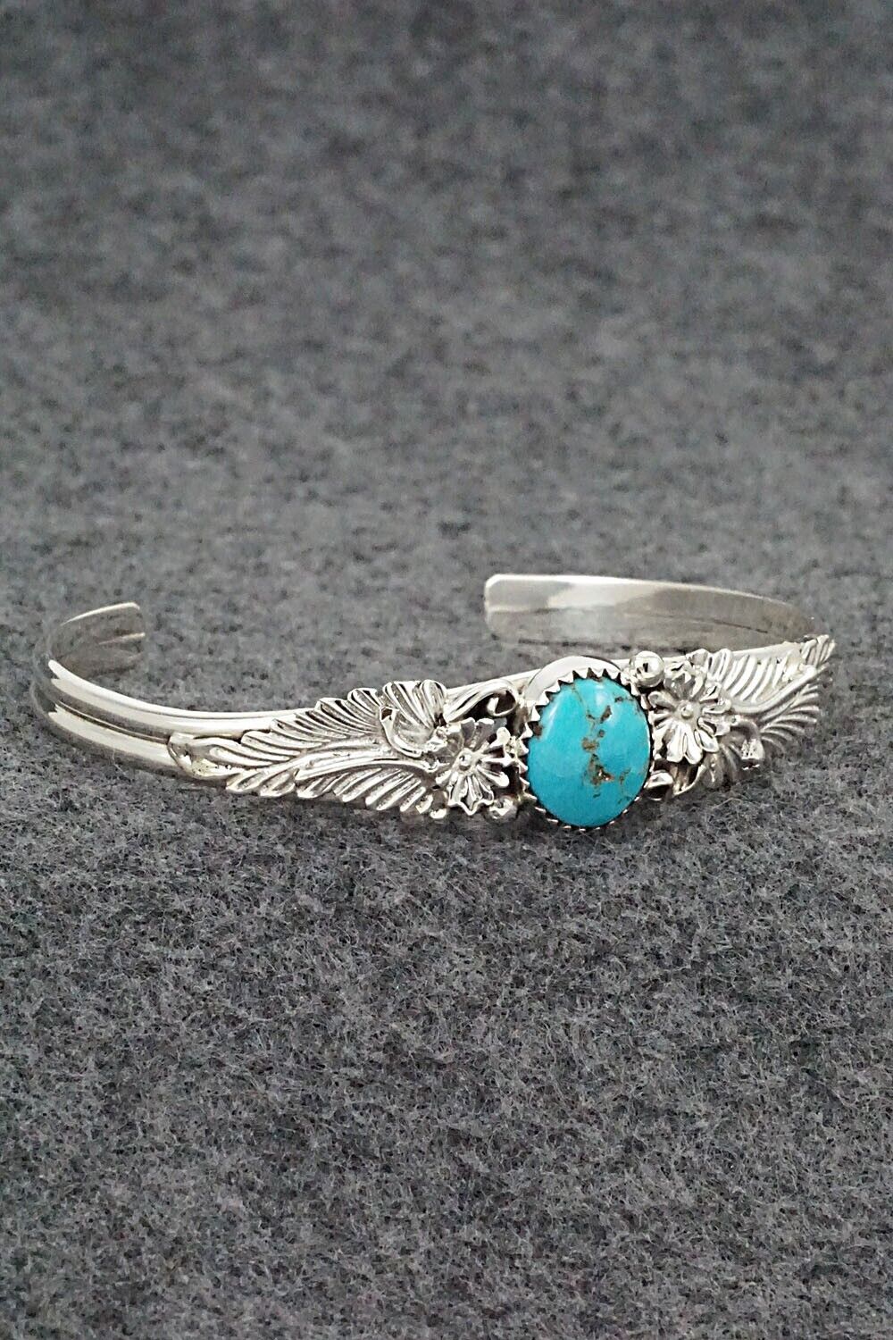 Turquoise & Sterling Silver Bracelet - Harris Largo