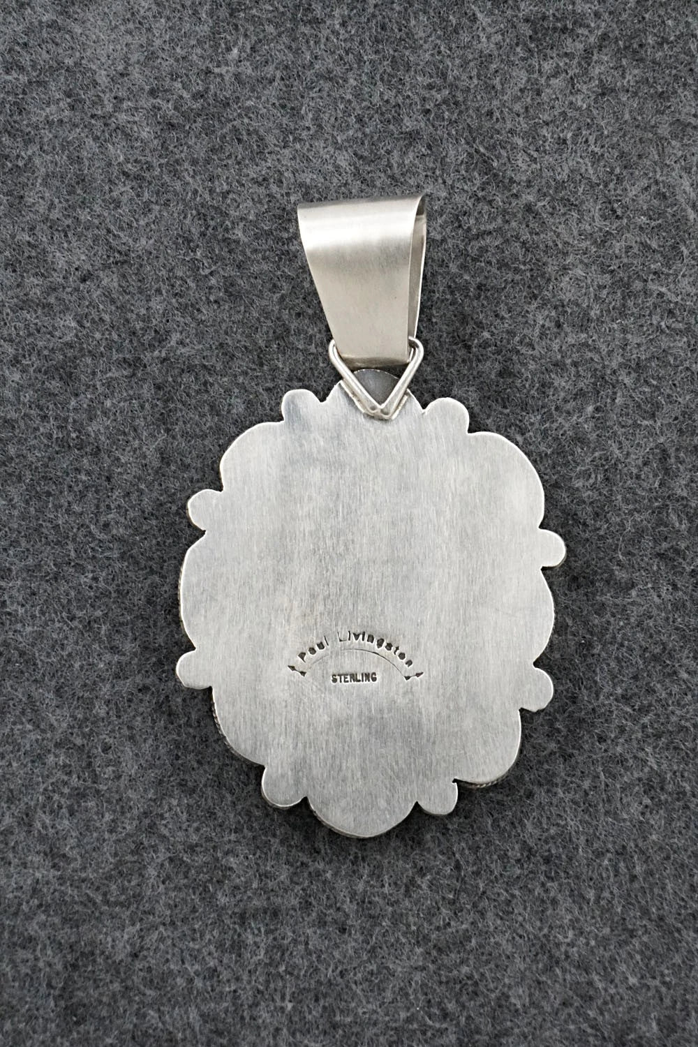 Turquoise & Sterling Silver Pendant - Paul Livingston