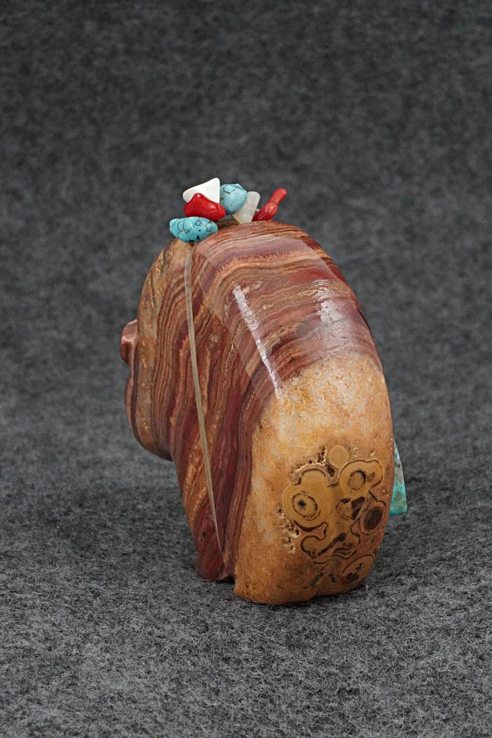 Bear with Cub Zuni Fetish Carving - Paulette & Farlan Quam