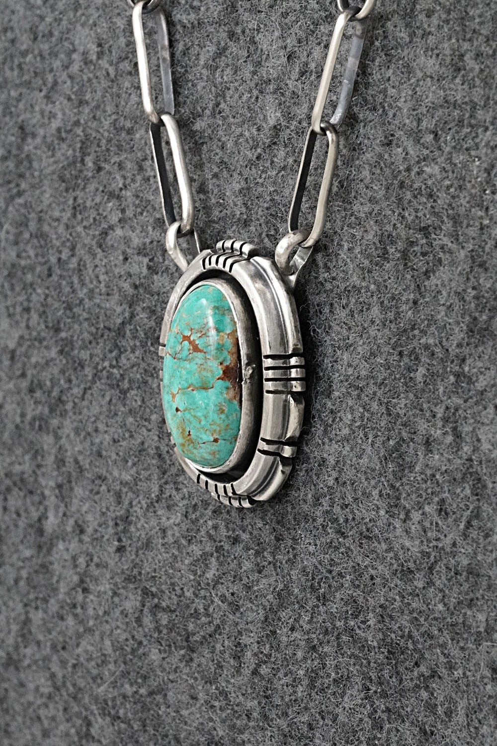 Turquoise & Sterling Silver Necklace - Daniel Benally