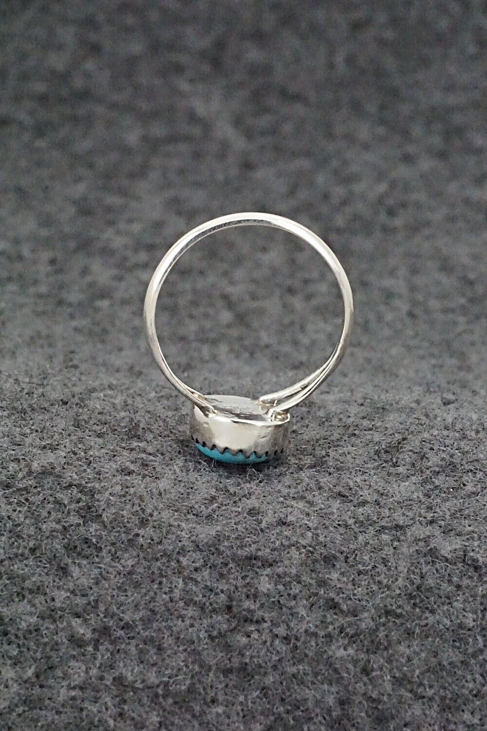 Turquoise & Sterling Silver Ring - Theresa Smith - Size 6.5