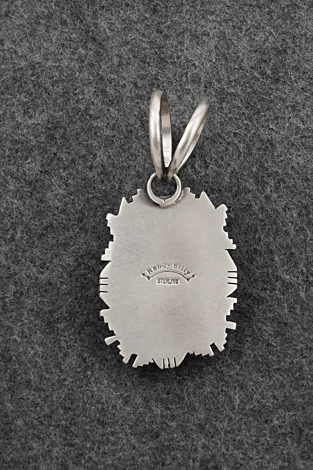 Turquoise & Sterling Silver Pendant - Randy Billy