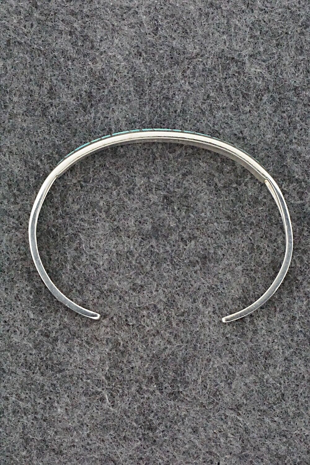Turquoise & Sterling Silver Bracelet - Sibert Bowannie