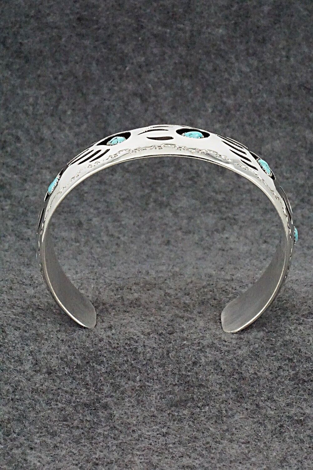 Turquoise & Sterling Silver Bracelet - Pearlene Spencer