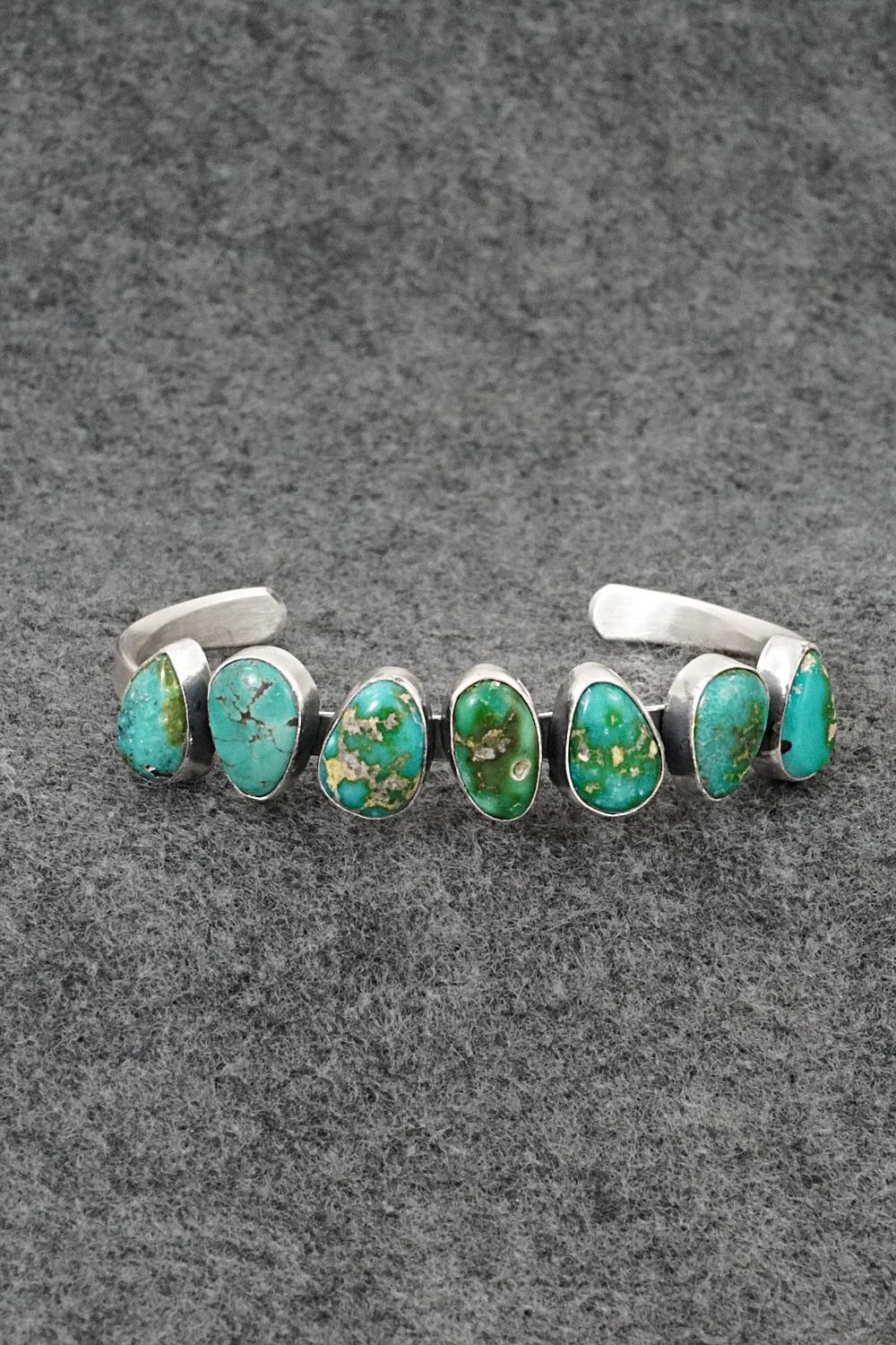 Turquoise & Sterling Silver Bracelet - Tom Lewis