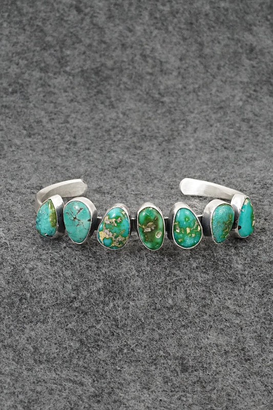 Turquoise & Sterling Silver Bracelet - Tom Lewis