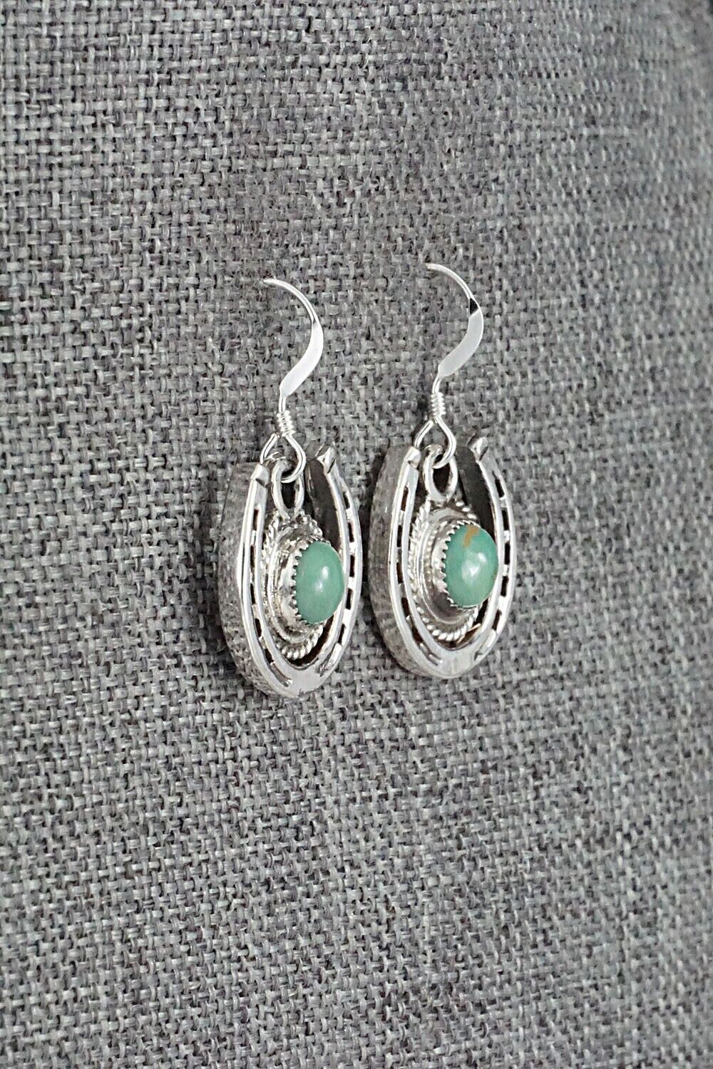 Turquoise and Sterling Silver Earrings - Sharon McCarthy