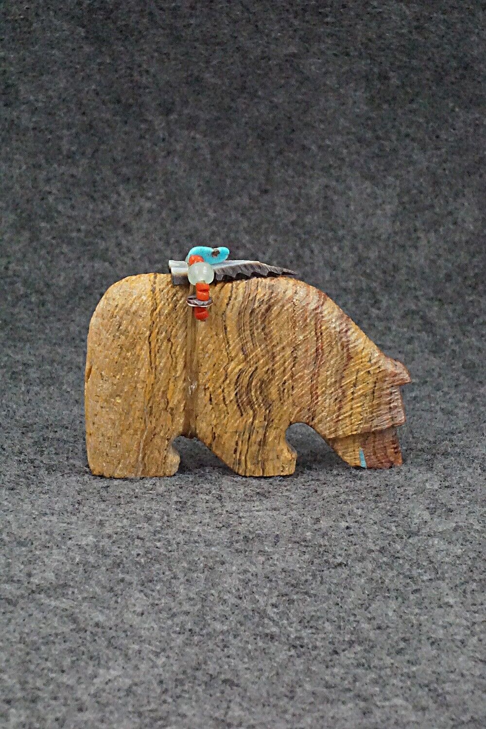 Bear Zuni Fetish Carving - Douglas Martza