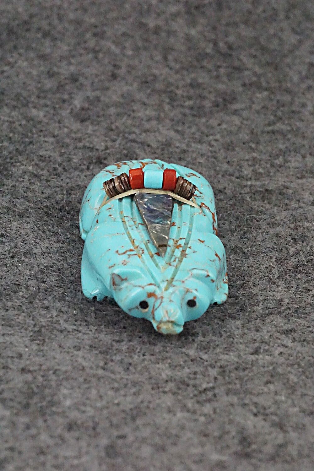 Badger Zuni Fetish Carving - Alex Tsethlikai