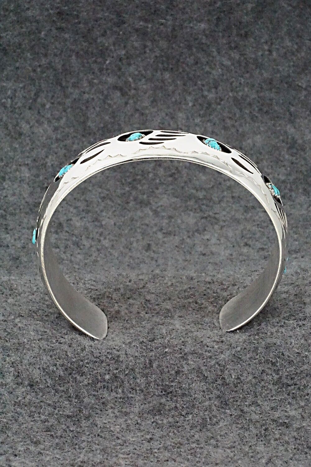 Turquoise & Sterling Silver Bracelet - Pearlene Spencer