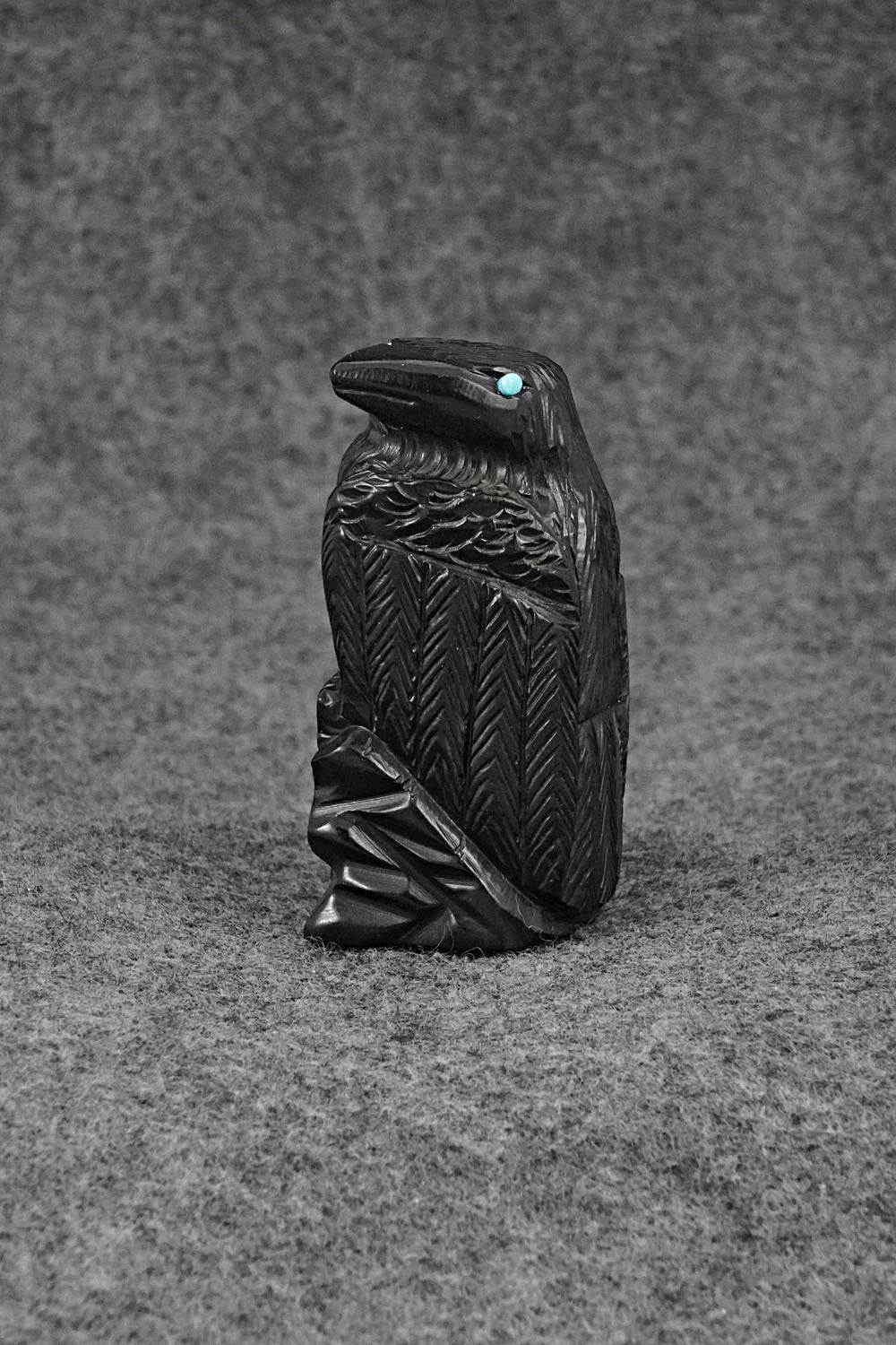 Crow Zuni Fetish Carving - Mike Tucson