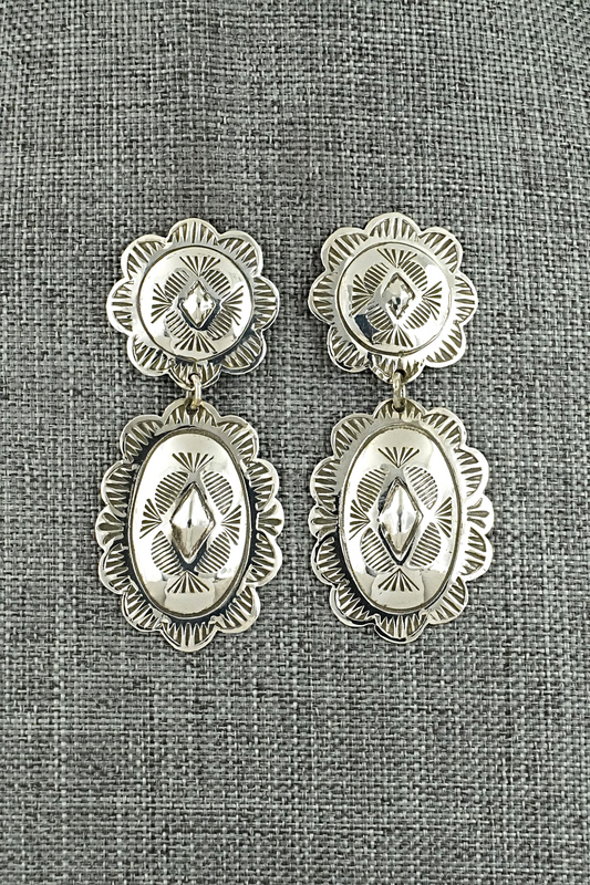 Sterling Silver Earrings - Bertha Begay