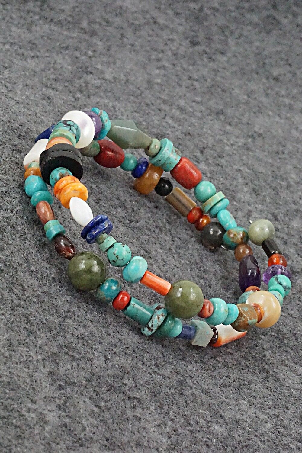 Multi-Stone Beaded Bracelet - Helen Tsosie