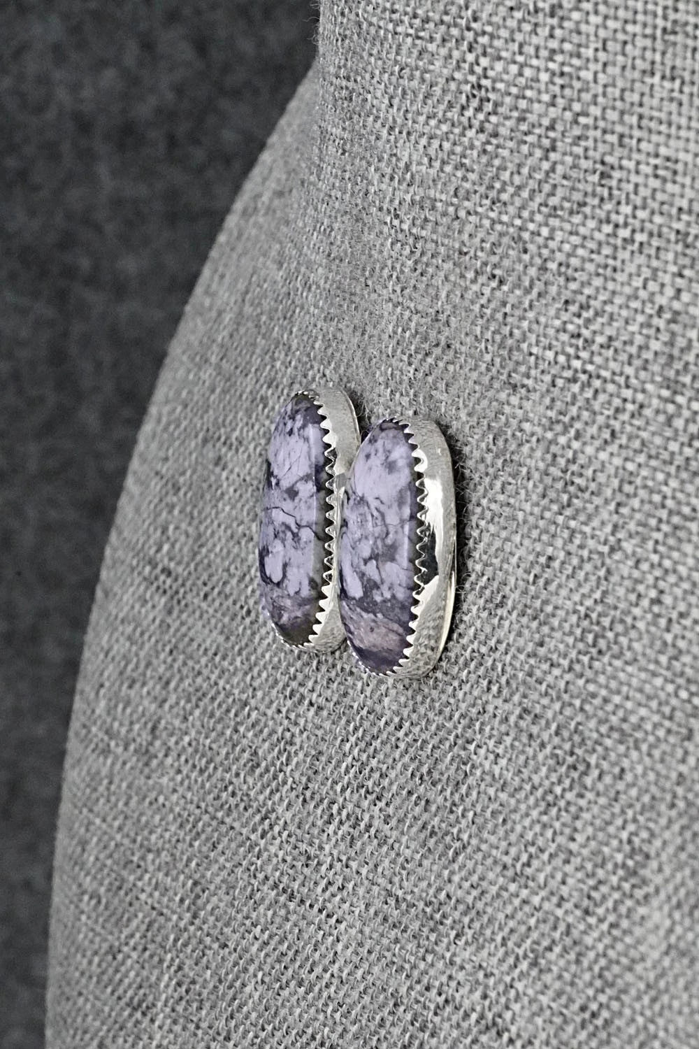 Morado & Sterling Silver Earrings - Murray Hannaweeka