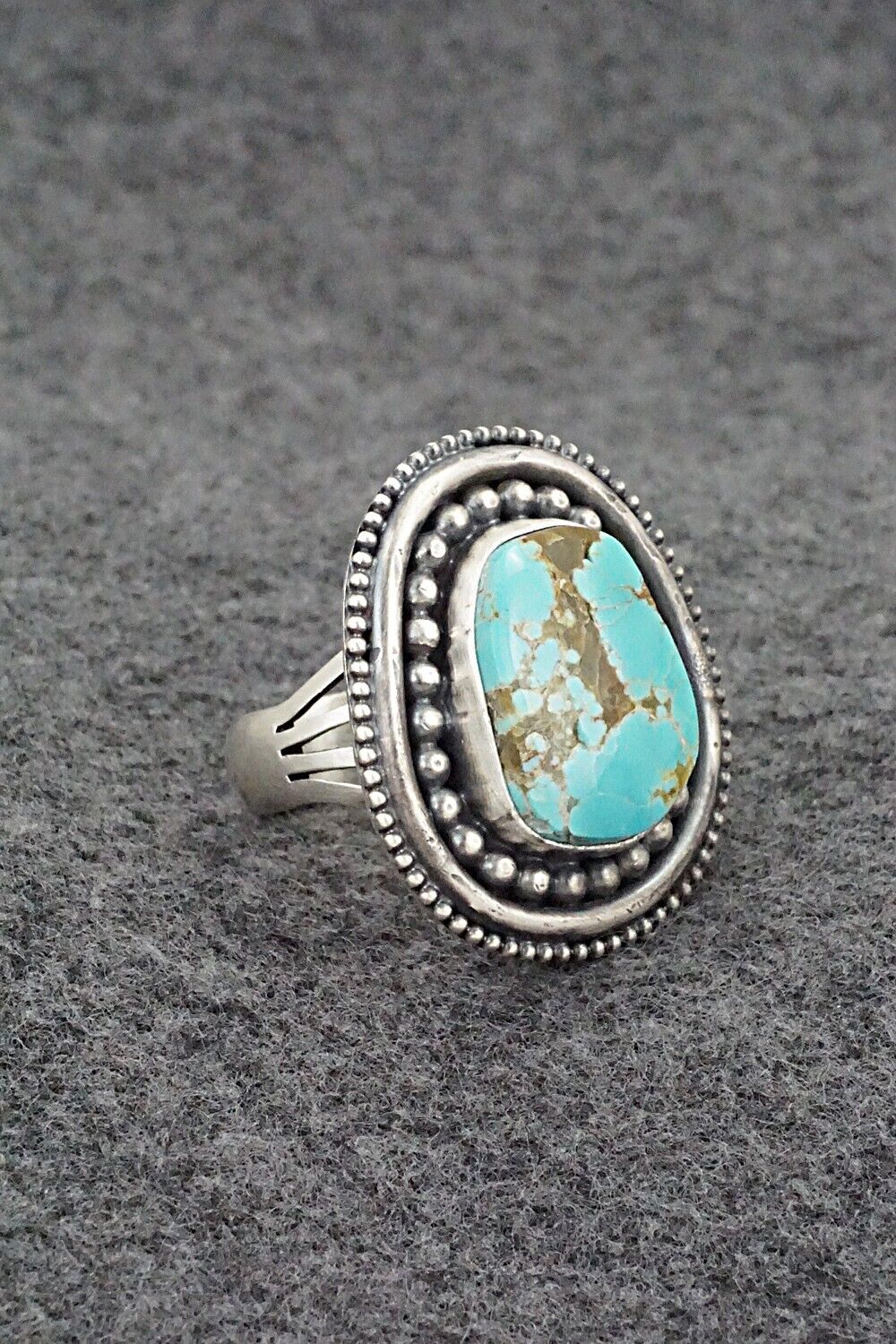 Turquoise & Sterling Silver Ring - Marita Benally - Size 9.5