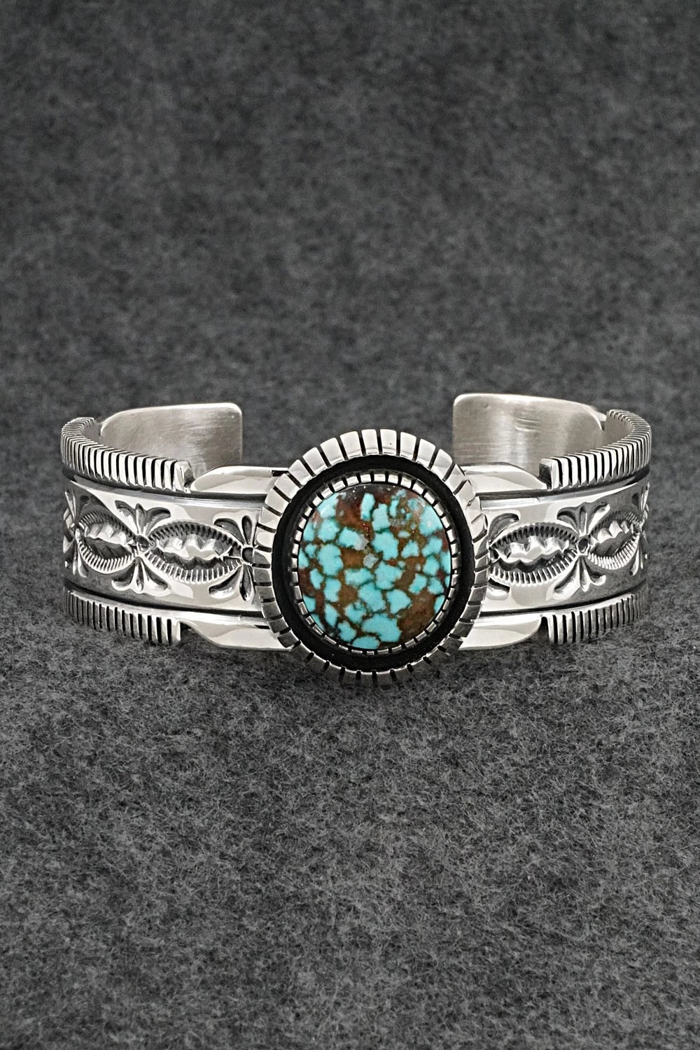 Turquoise & Sterling Silver Bracelet - Mark Yazzie