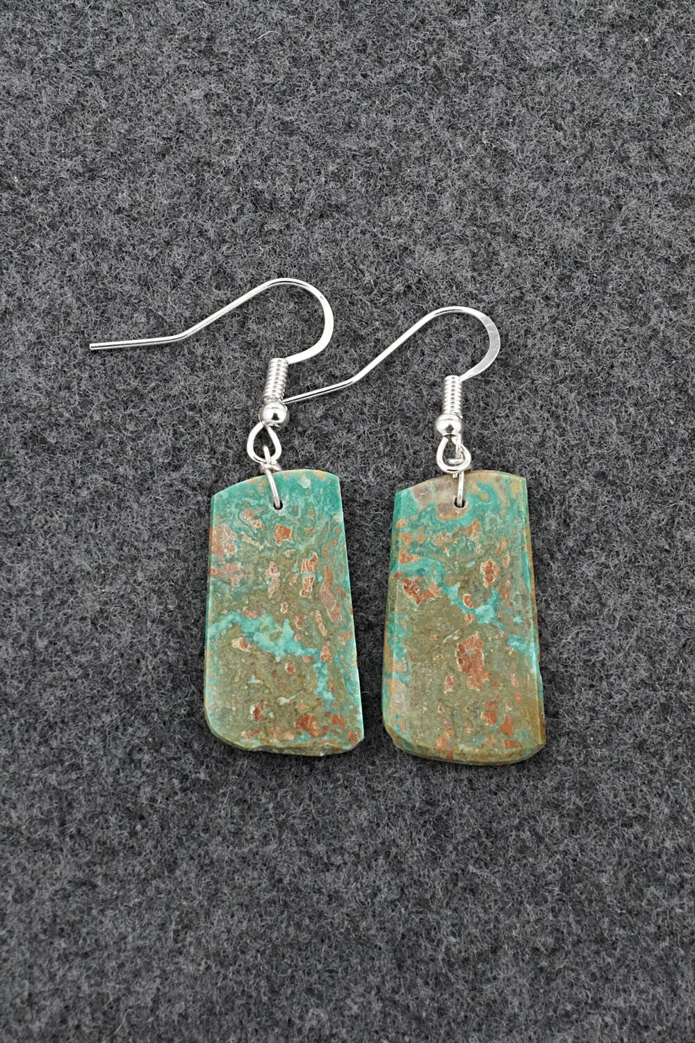 Turquoise & Sterling Silver Earrings - Tammy Nolcot