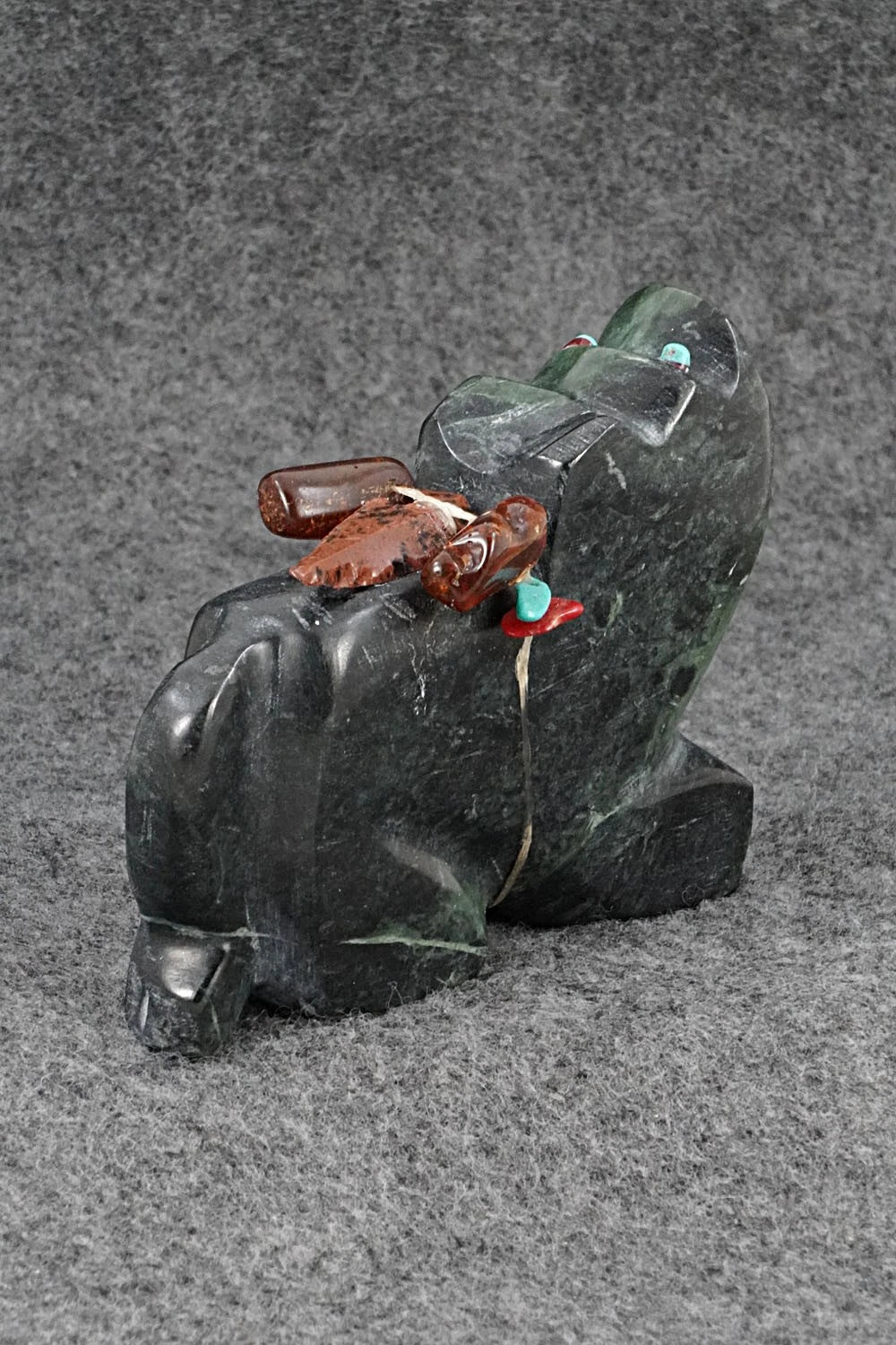 Mountain Lion Zuni Fetish Carving - James Panteah