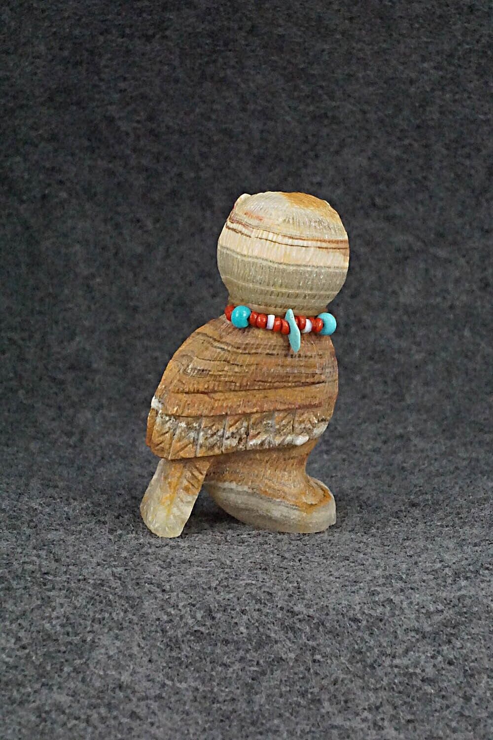 Owl Zuni Fetish Carving - Douglas Martza