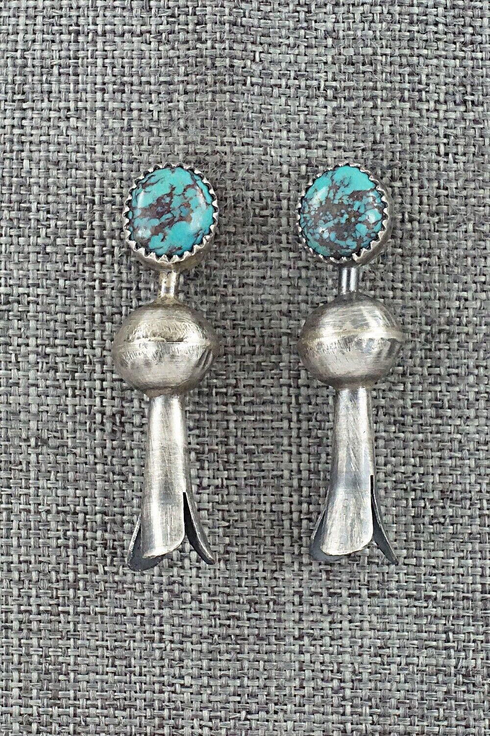 Turquoise & Sterling Silver Earrings - Emily Tsosie