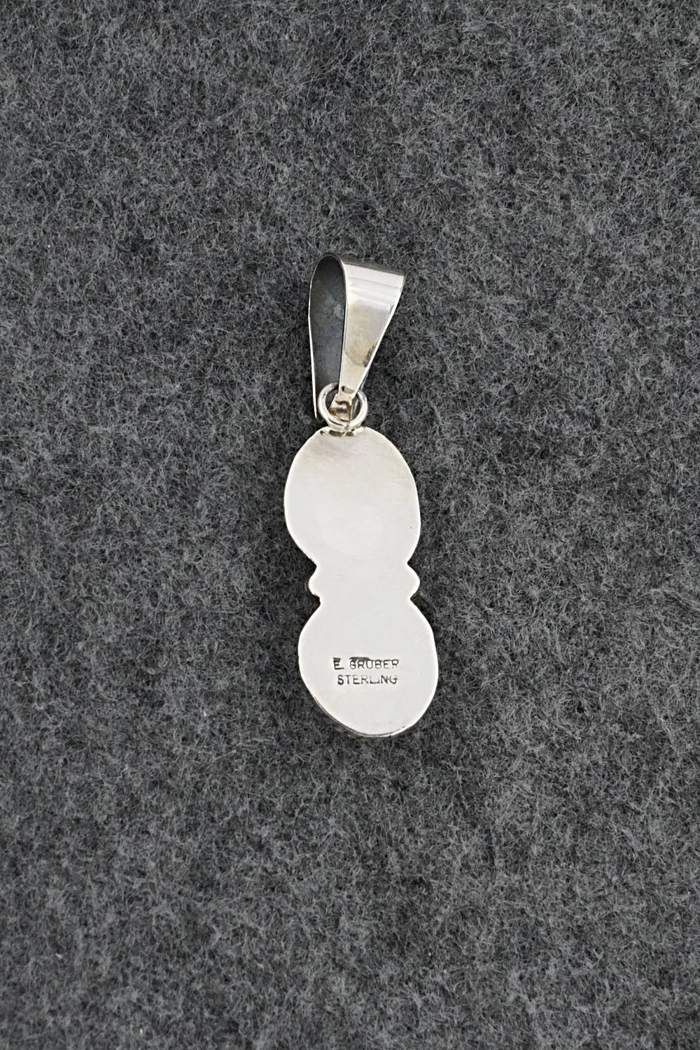 Turquoise & Sterling Silver Pendant - Eugene Gruber