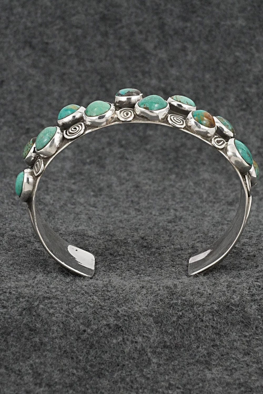 Turquoise & Sterling Silver Bracelet - Priscilla Reeder