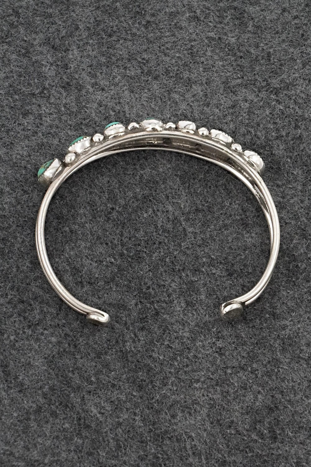 Turquoise & Sterling Silver Bracelet - Priscilla Reeder