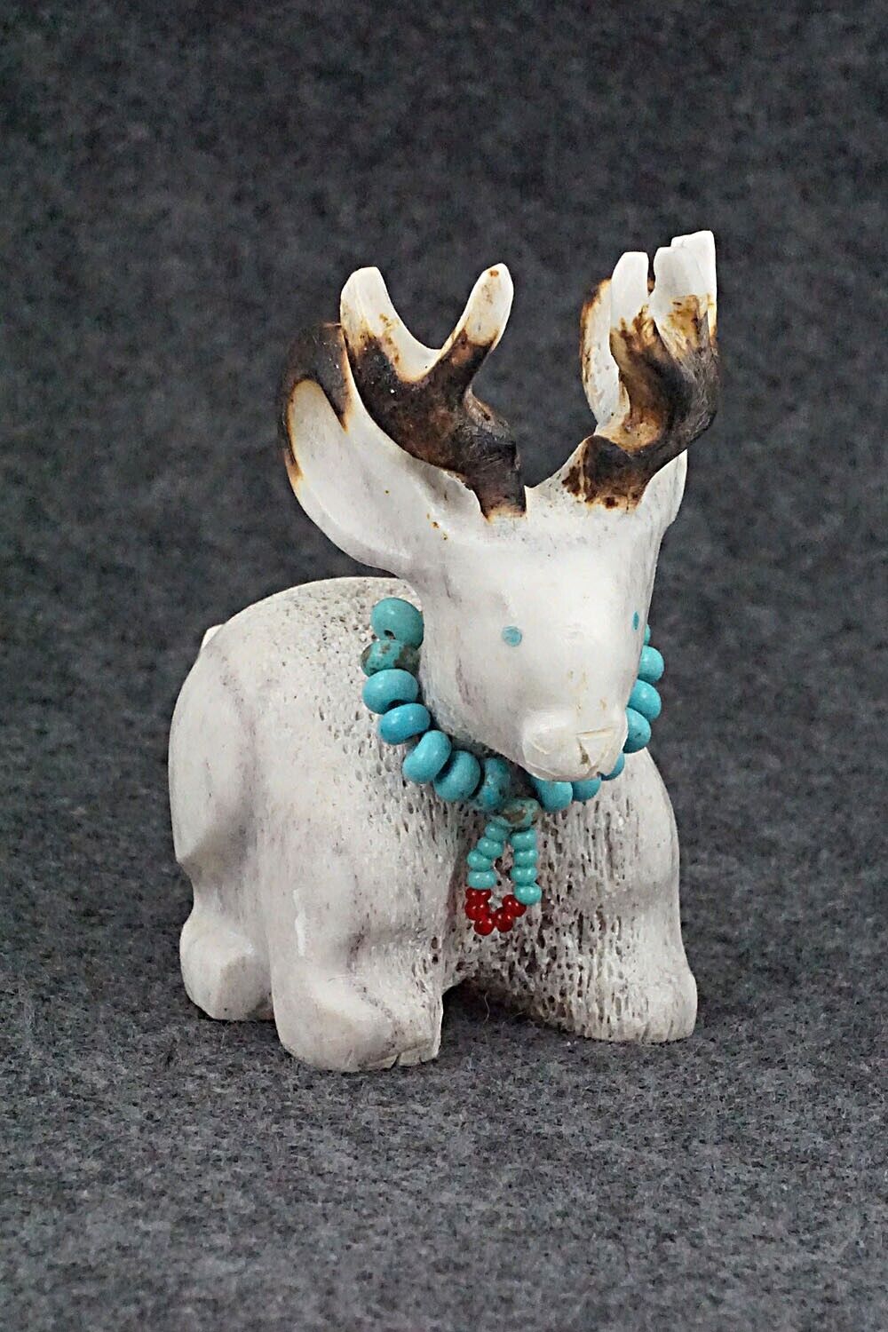 Jackalope Zuni Fetish Carving - Andres Lementino