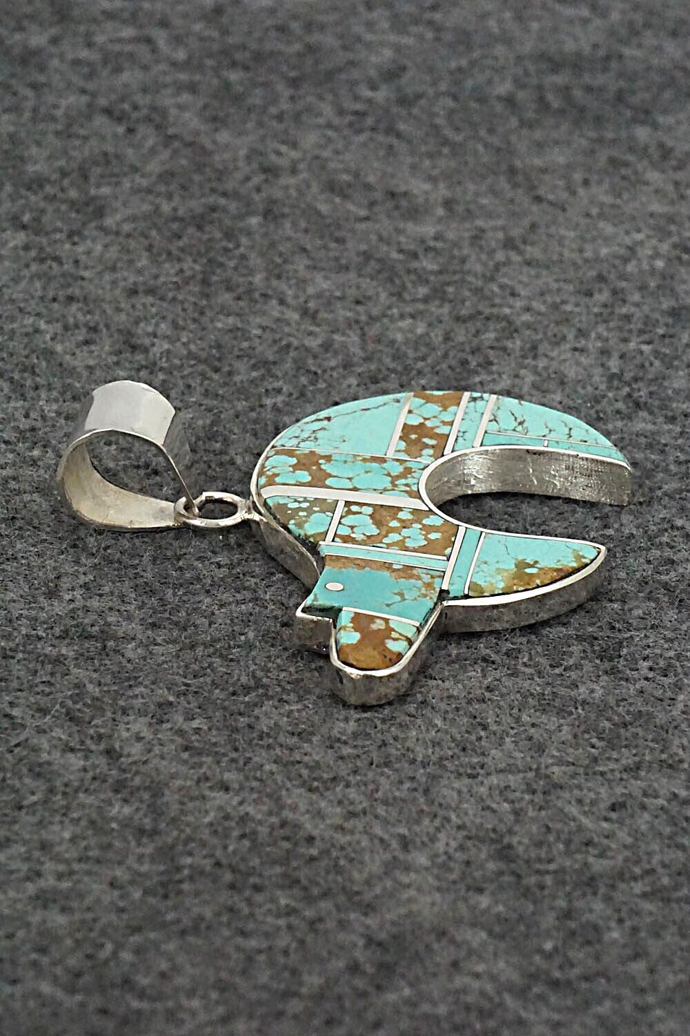 Turquoise & Sterling Silver Pendant - Harold Smith