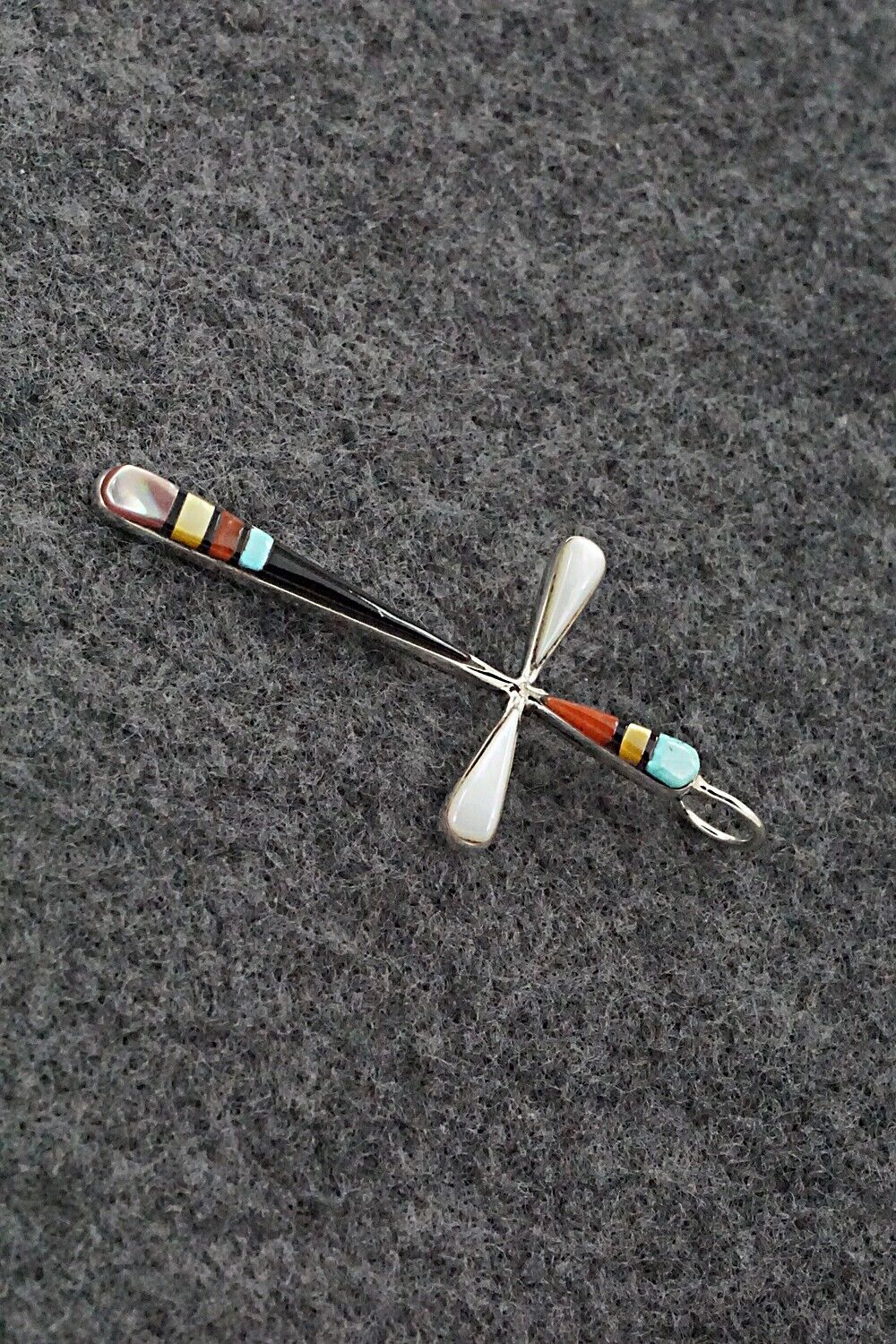 Multi Stone & Sterling Silver Pendant - Sylvester Noche