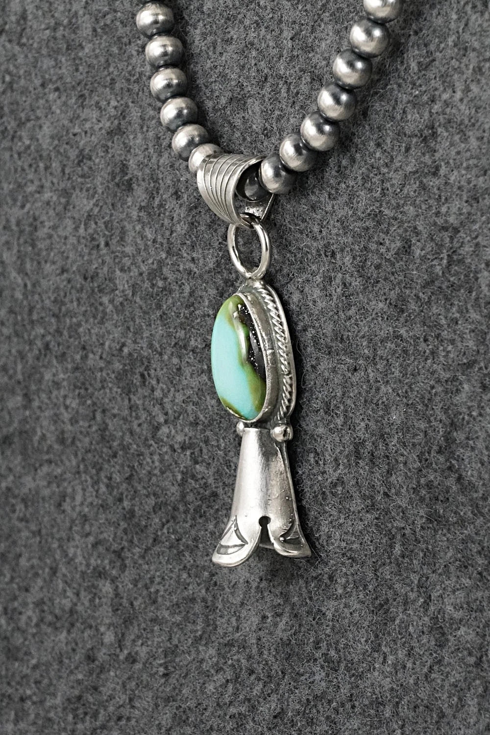 Turquoise & Sterling Silver Necklace - Sharon McCarthy