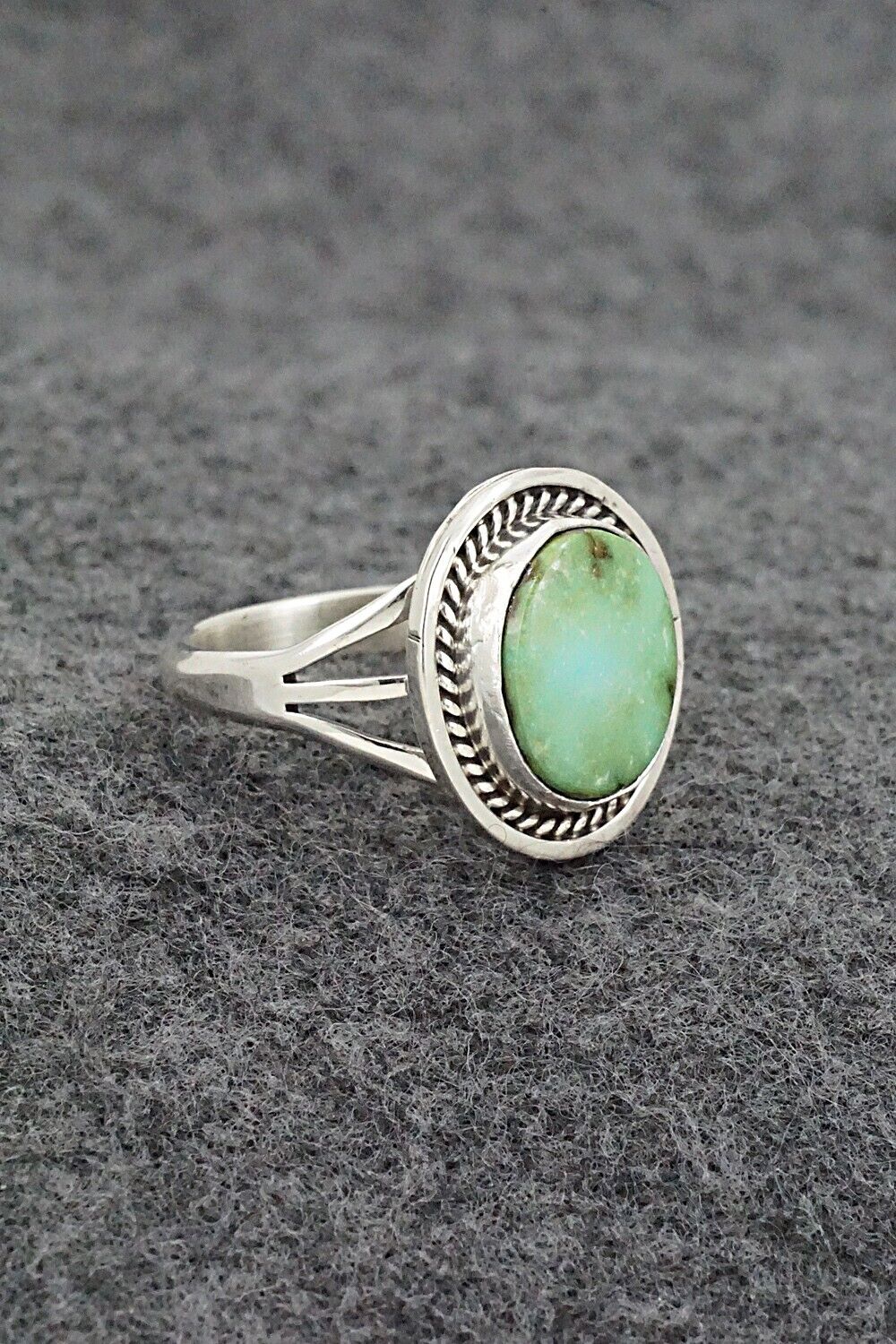 Turquoise & Sterling Silver Ring - Daniel Benally - Size 9