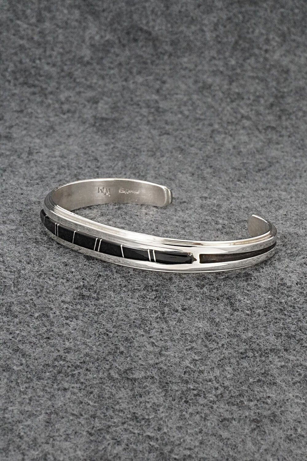 Onyx & Sterling Silver Bracelet - Wilbert Muskett Jr.