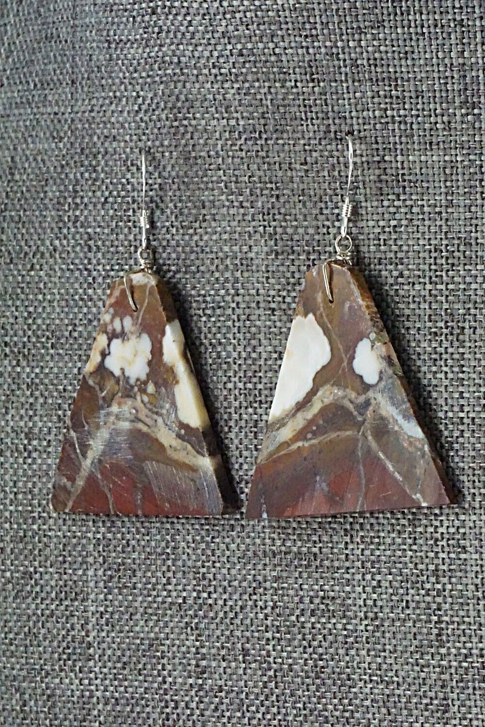 Wild Horse & Sterling Silver Earrings - Francis Garcia