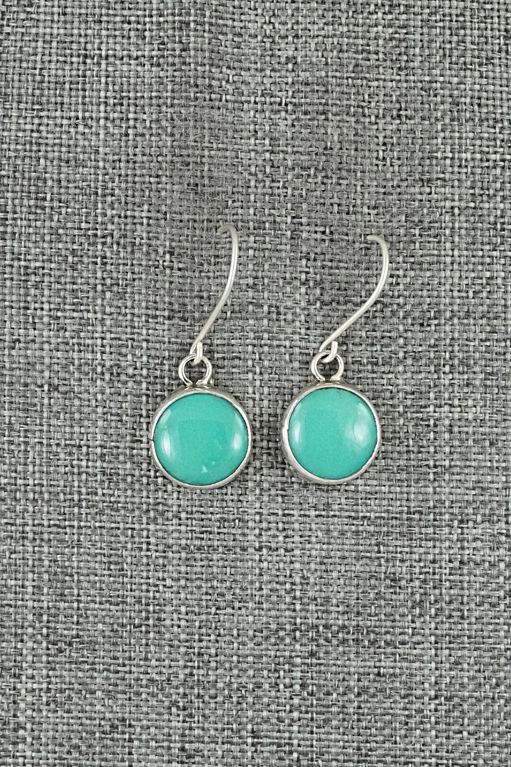 Turquoise & Sterling Silver Earrings - Rosemary Saunders