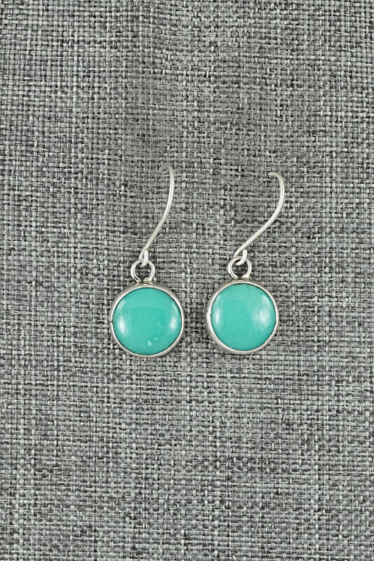 Turquoise & Sterling Silver Earrings - Rosemary Saunders