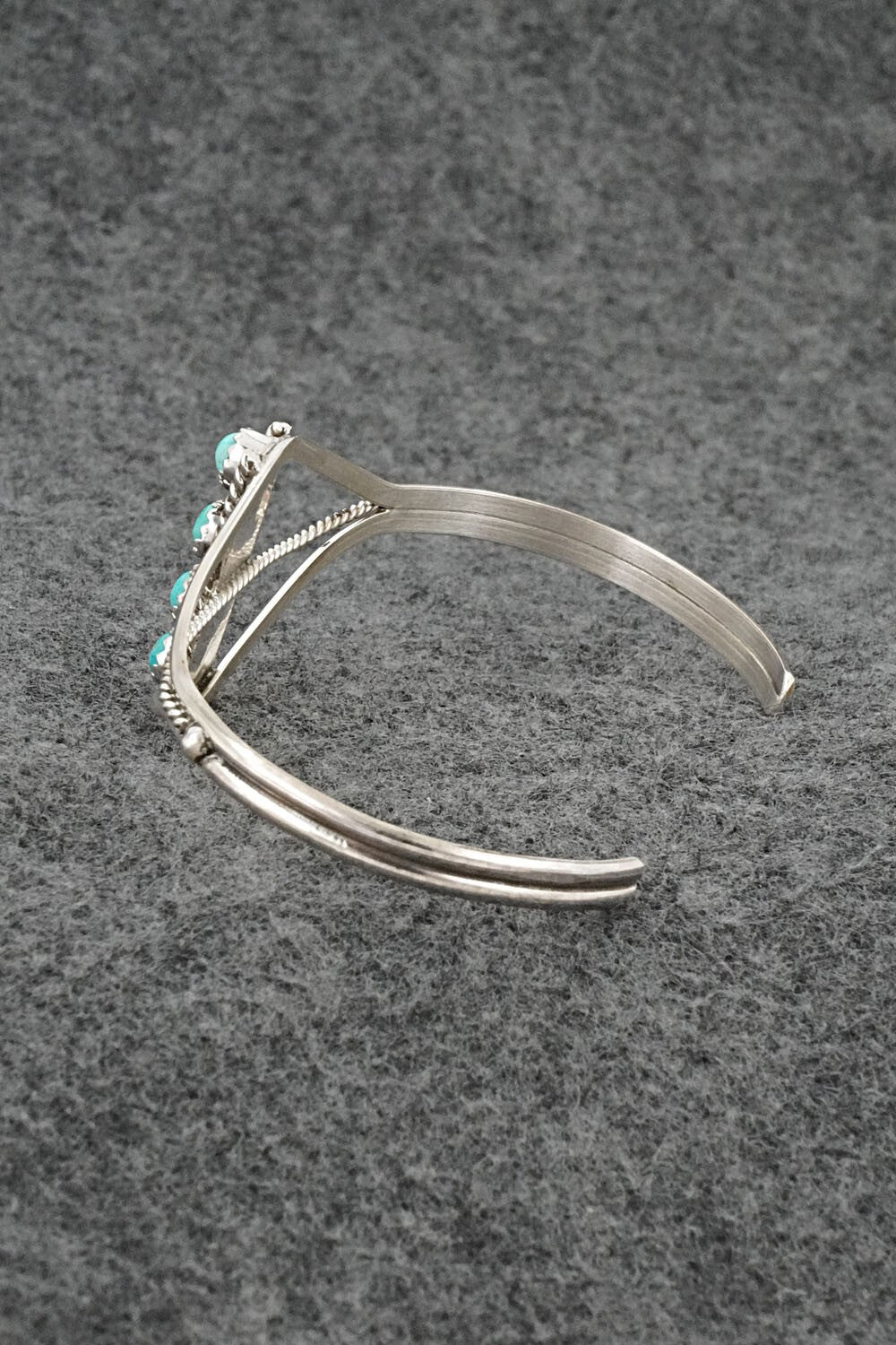 Turquoise & Sterling Silver Bracelet - Janice Spencer