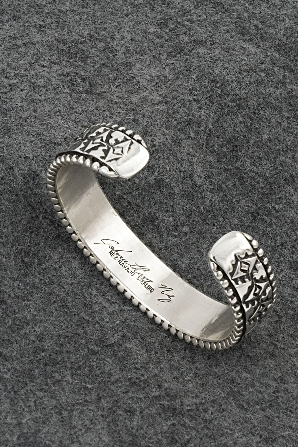 Sterling Silver Bracelet - Jonathan Nez