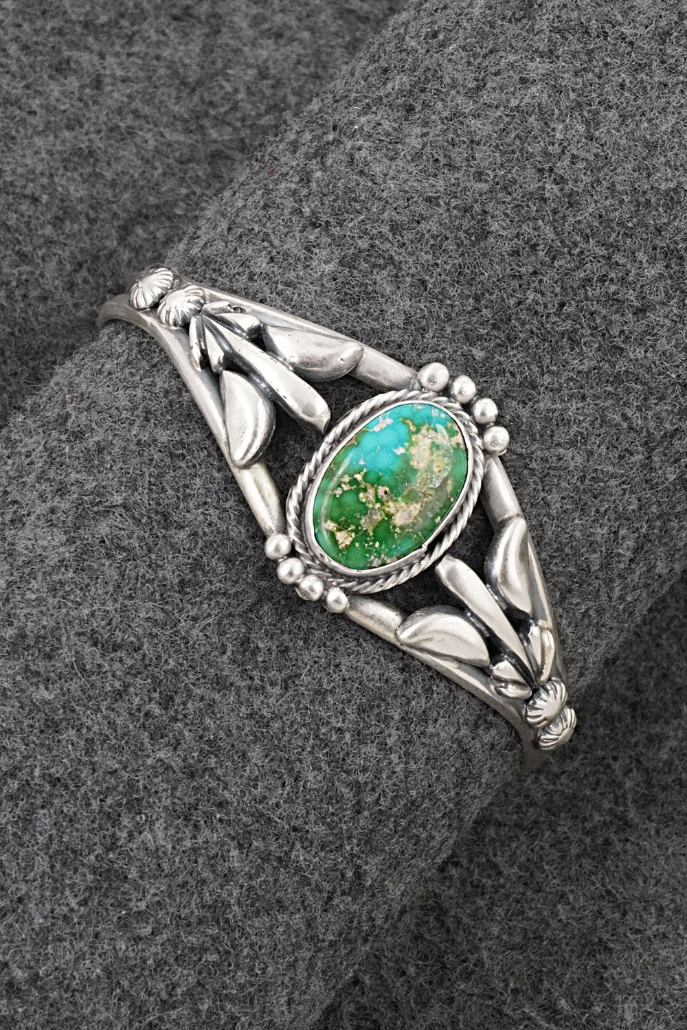 Turquoise & Sterling Silver Bracelet - Bobby Platero