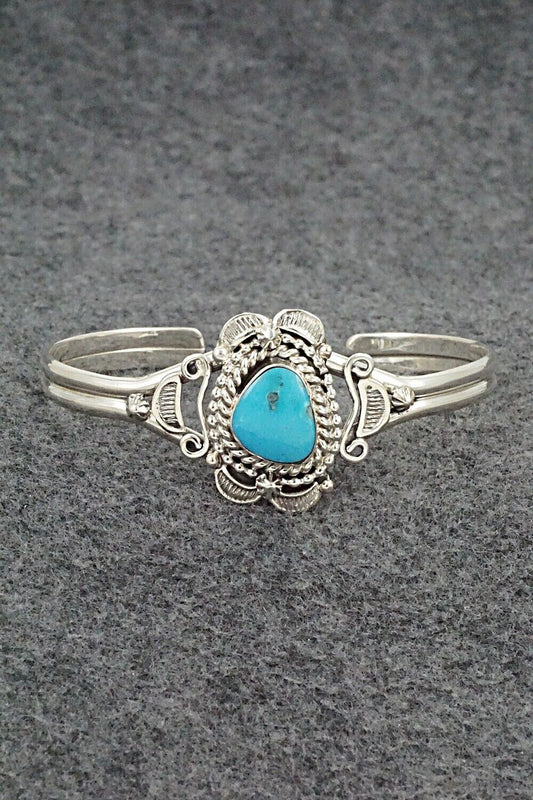 Turquoise & Sterling Silver Bracelet - Jimmy Garcia