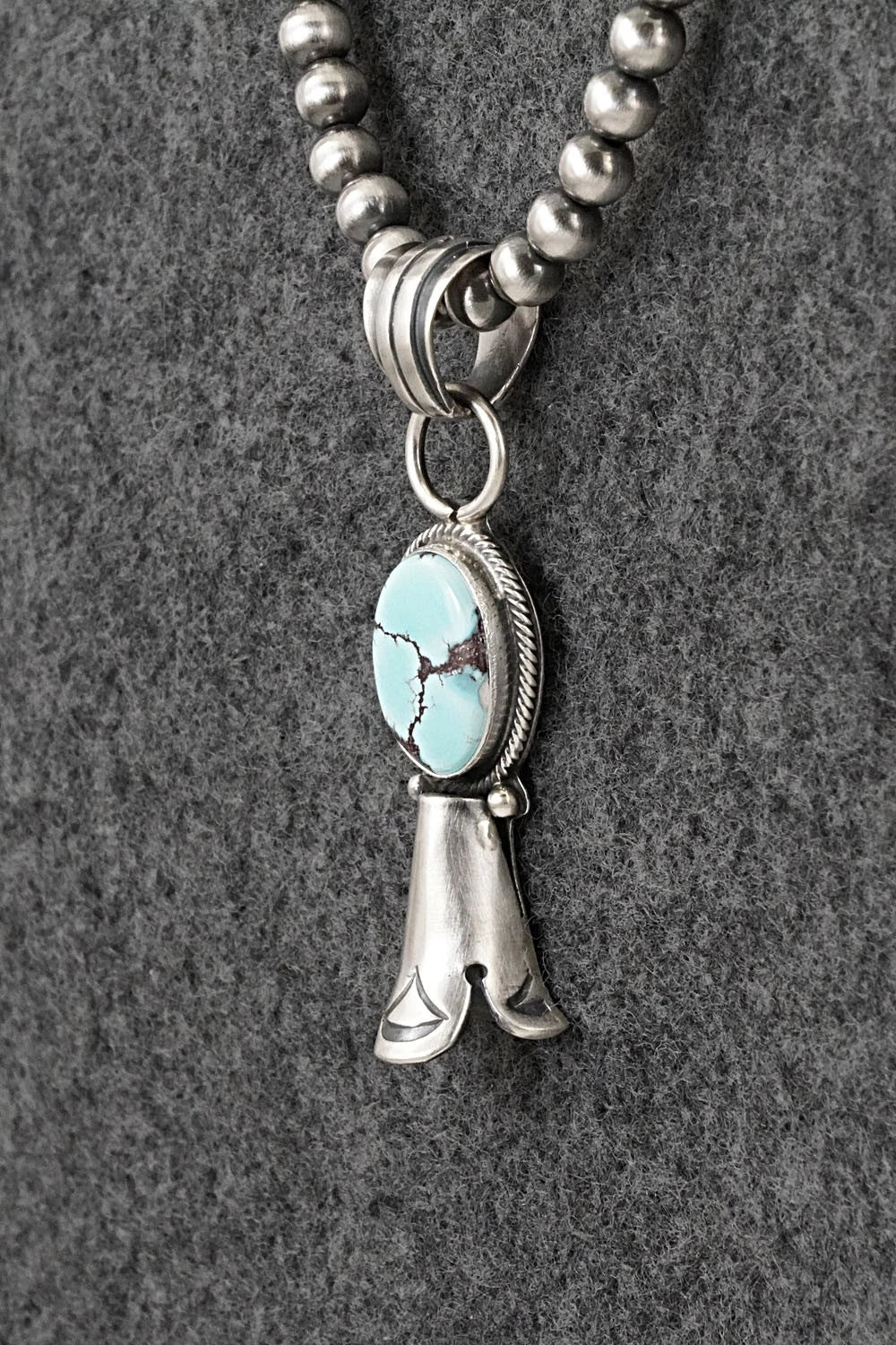 Turquoise & Sterling Silver Necklace - Sharon McCarthy