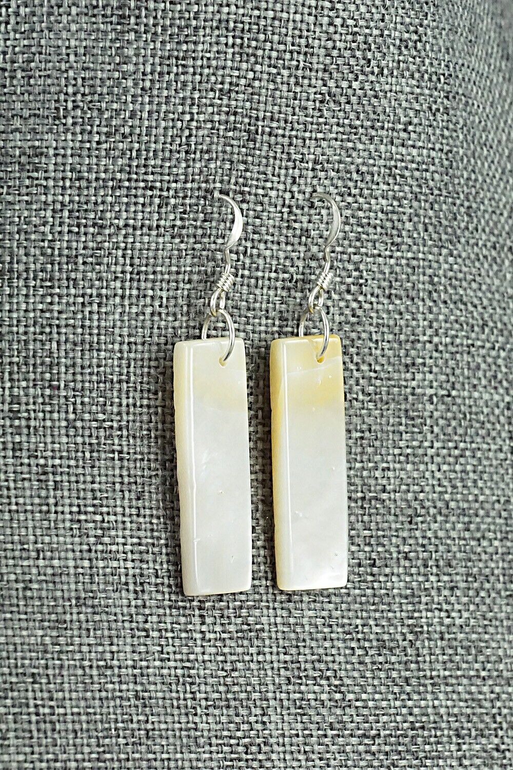 Mother of Pearl & Sterling Silver Earrings - Jesus Espino