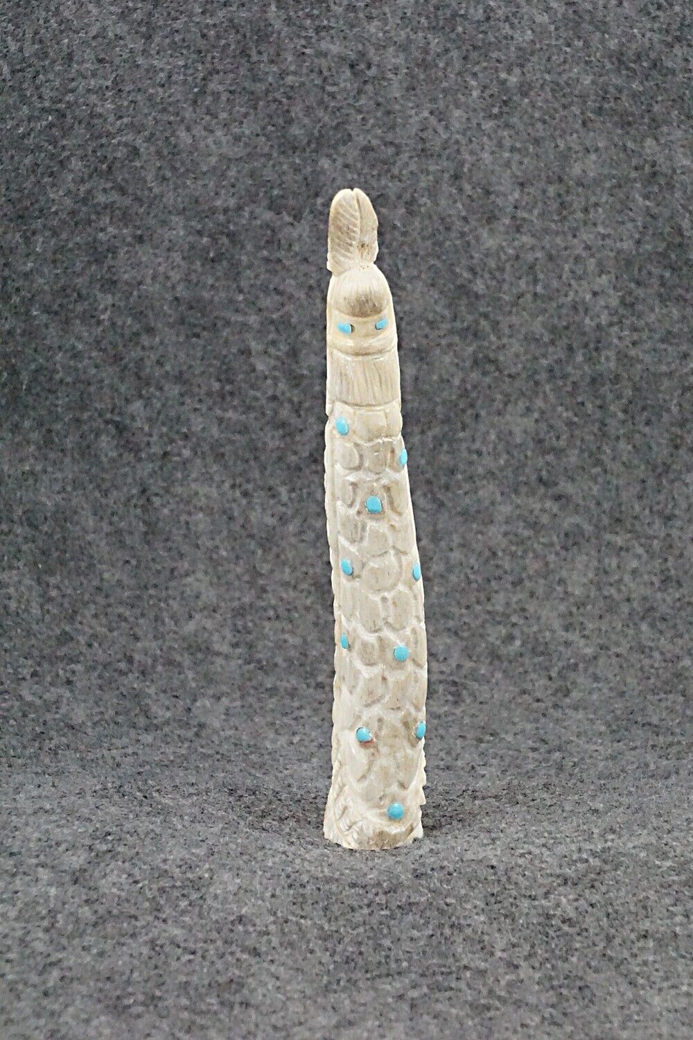 Corn Maiden Zuni Fetish Carving - Garrick Weeka