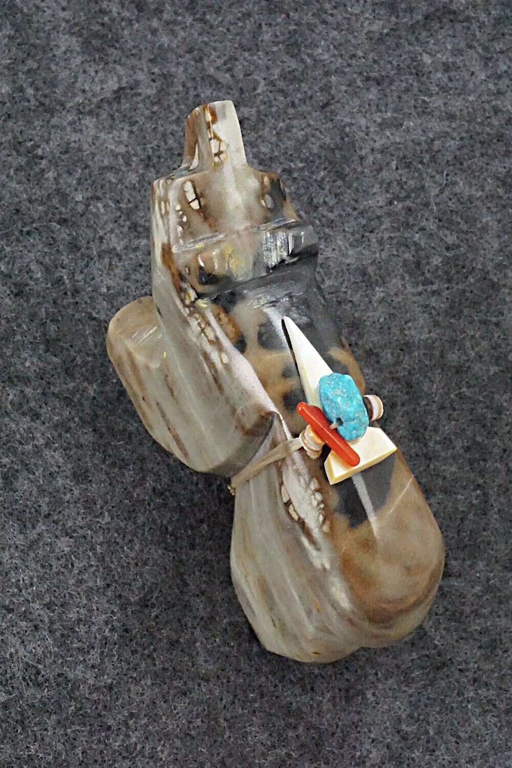 Bear Zuni Fetish Carving - Stewart Alanzo